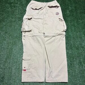 Vintage Plugg Khaki Men Super Baggy Wide Leg Jeans Skater Streetwear Y2K